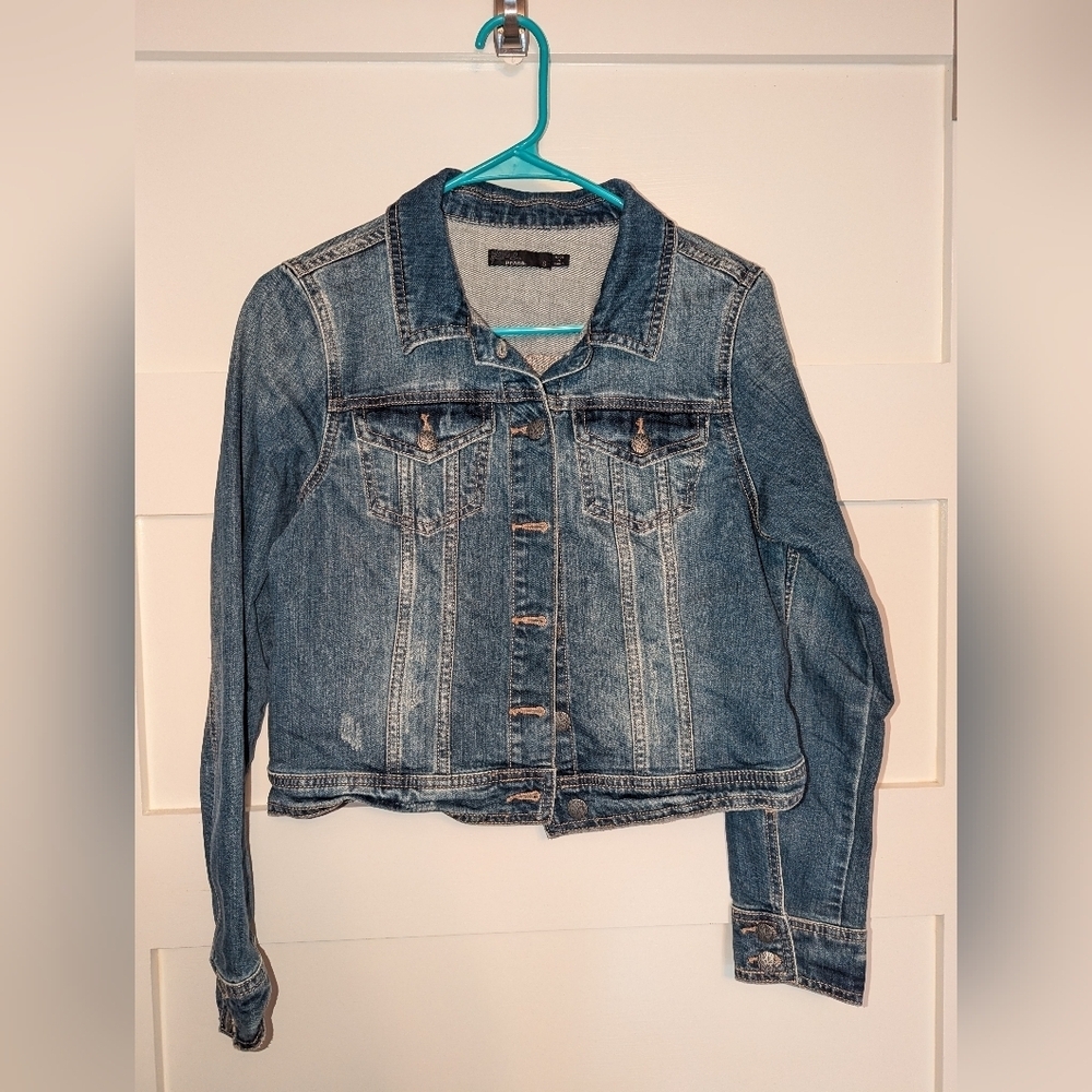 Women's Organic Cotton Denim Prana jean jacket size small. Women's Outerwear